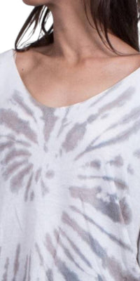 Gigi Moda - Petunia Scoop Neck Tie Dye Sweater