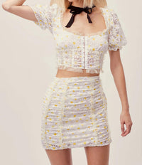 For Love & Lemons - Brulee Mini Skirt