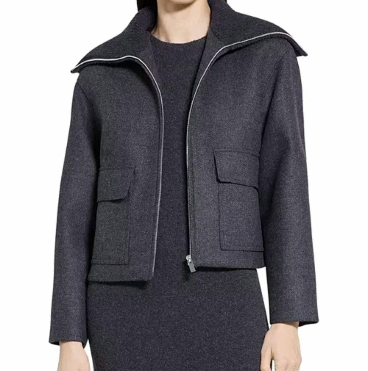 Theory - COZY COLLAR JACKET