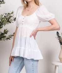 Blu Pepper - Force of Love Babydoll top