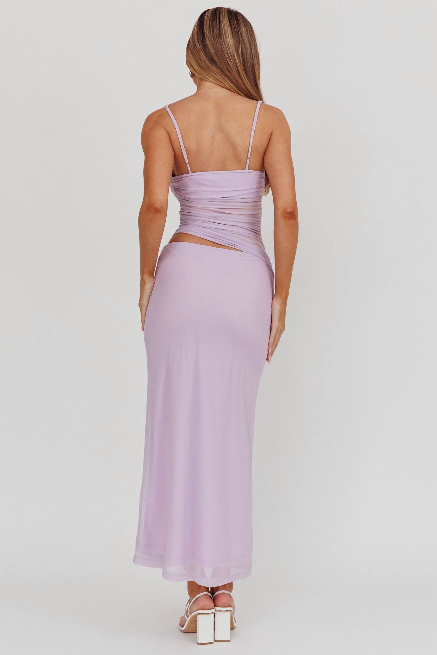 One & Only - MESH CUT OUT MAXI DRESS