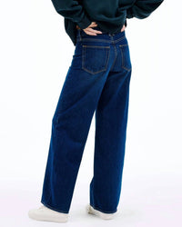 SLVRLAKE Selena Wide Leg Jeans in lone wanderer - women's jeans - alternate view
