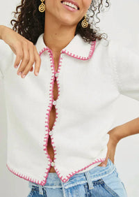 Rails - Maliah Short-sleeve Knit Cardigan