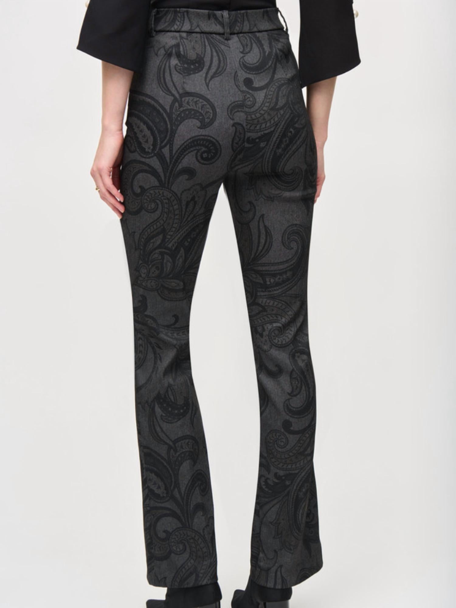 Joseph Ribkoff - Twill Paisley Print Pants