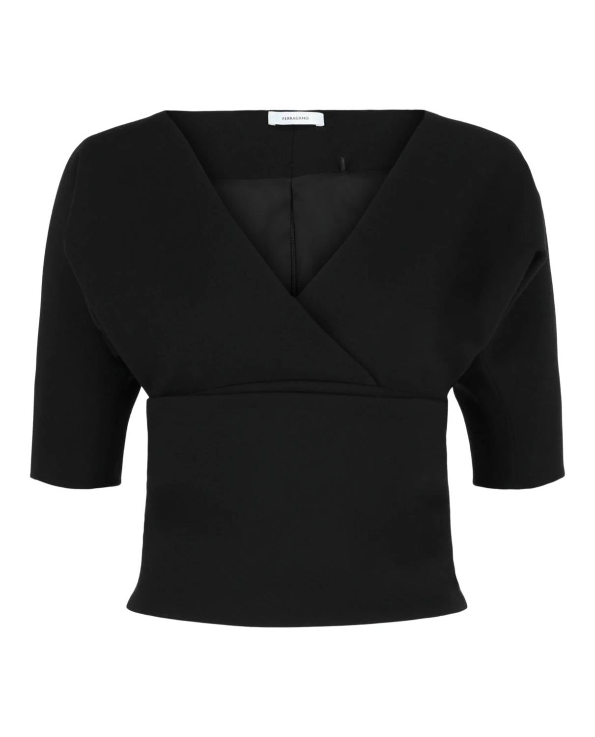 Salvatore Ferragamo - Women's Layered Wool-blend Blouse