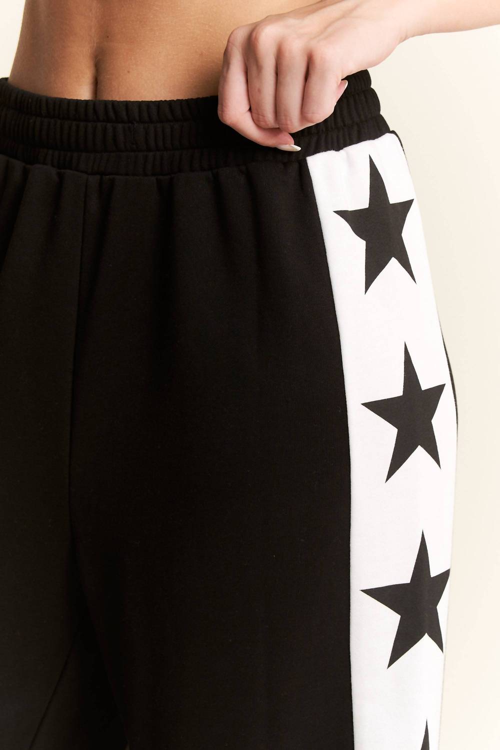 Jade By Jane - Star Striped Sweatpants