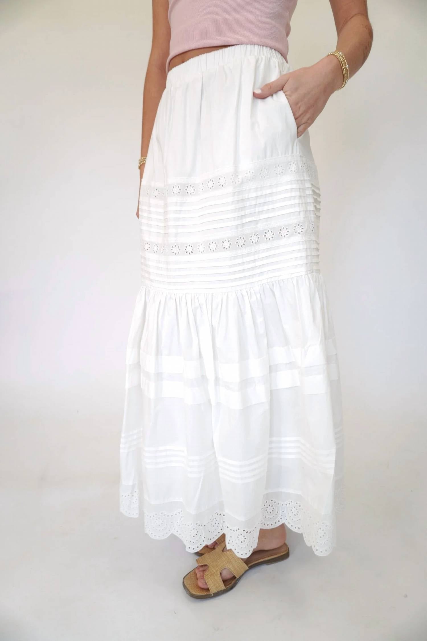 Le Lis - Poplin Maxi Skirt