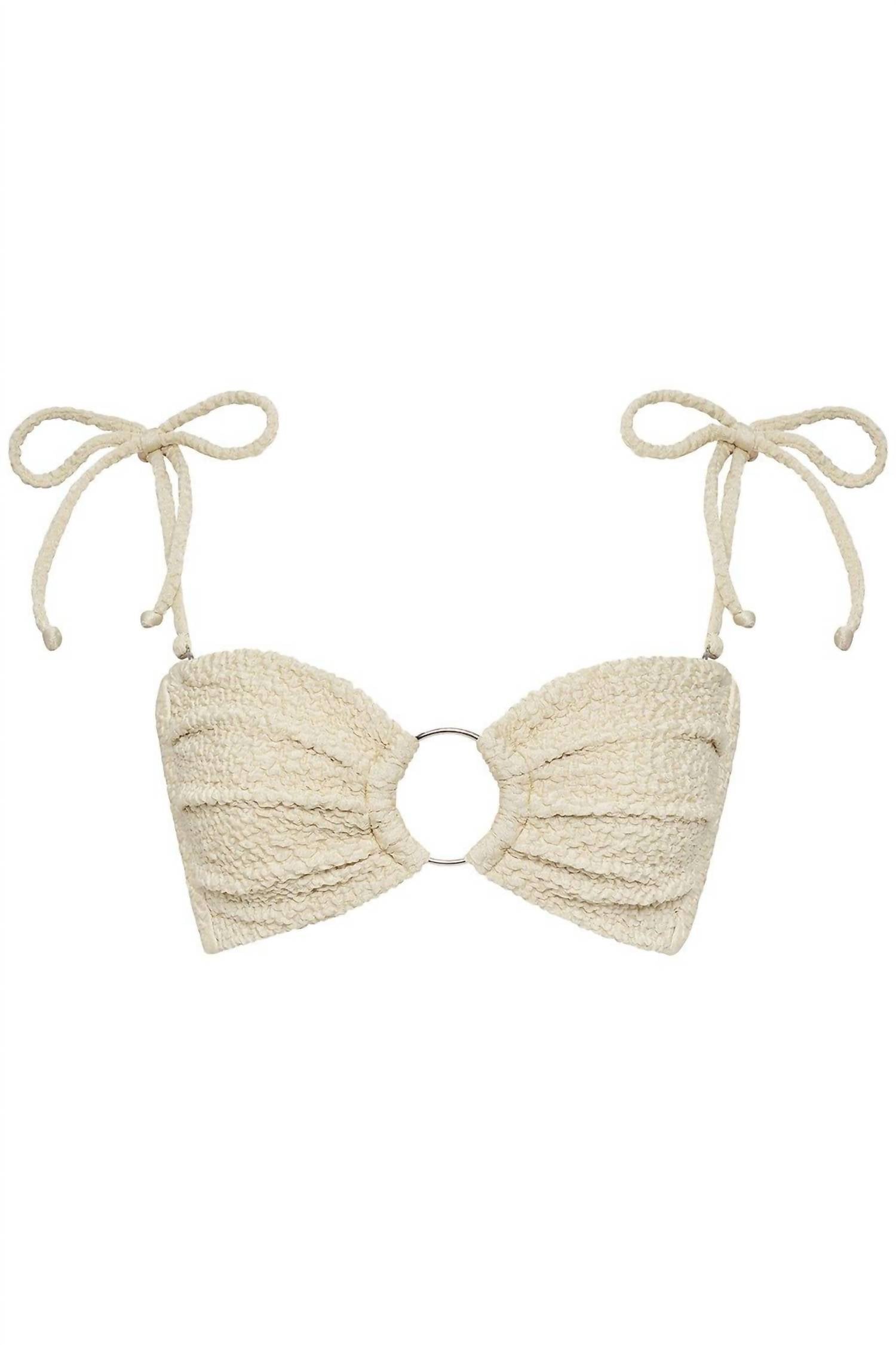 Montce - Tori Ties Bandeau Bikini Top