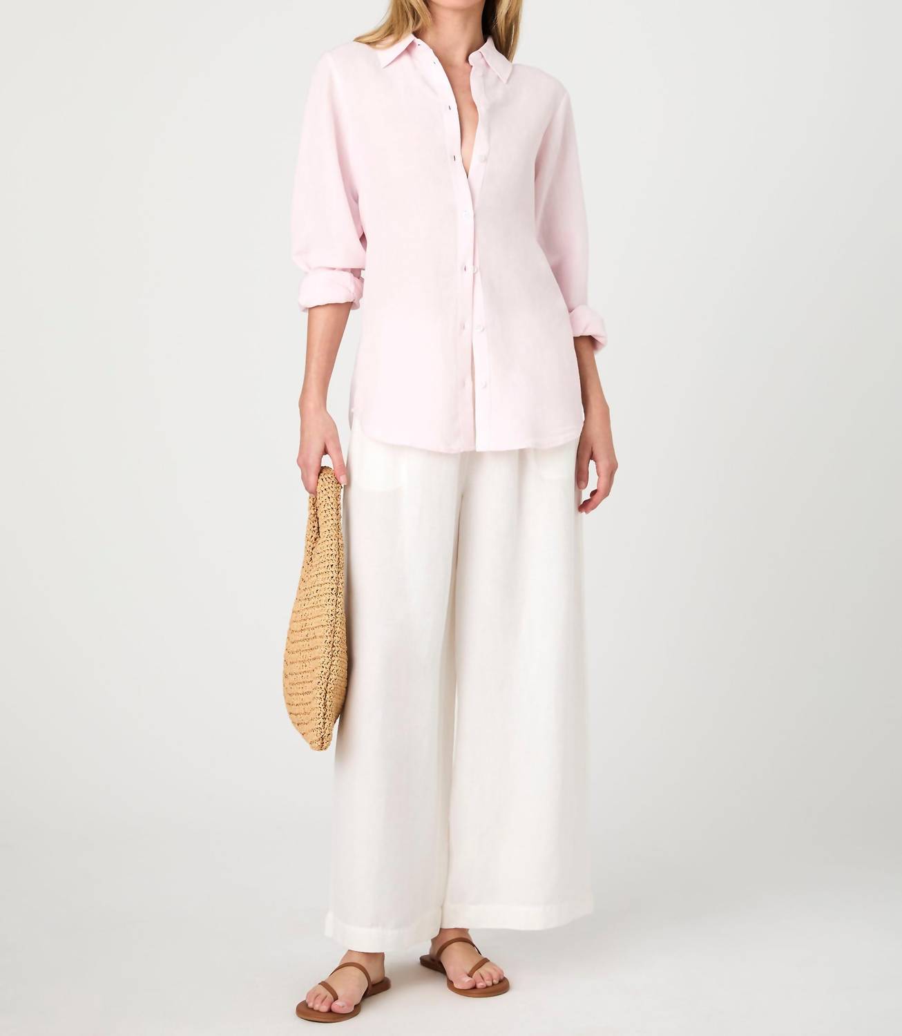 French Connection - Birdie Linen Oversized Shirt