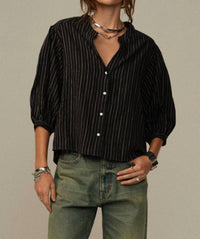 Road To Nowhere - Edith Japanese Organic Cotton Blouse