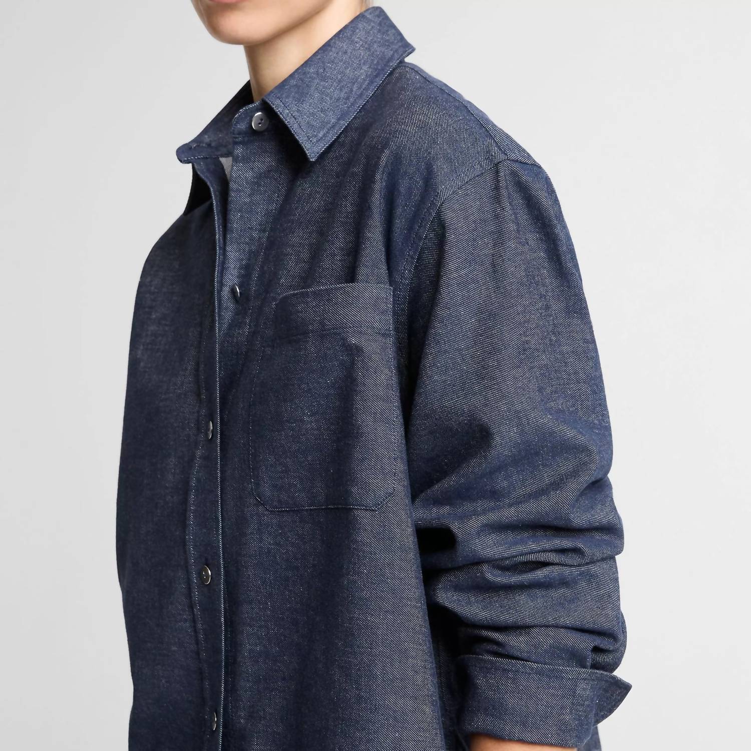Vince - Cropped Long Sleeve Shirt
