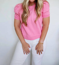 Fate - Women's Lucille Bubble Sleeve Crew Neck Top