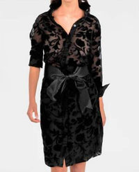 GRETCHEN SCOTT Burnout Dress in black - women's dress