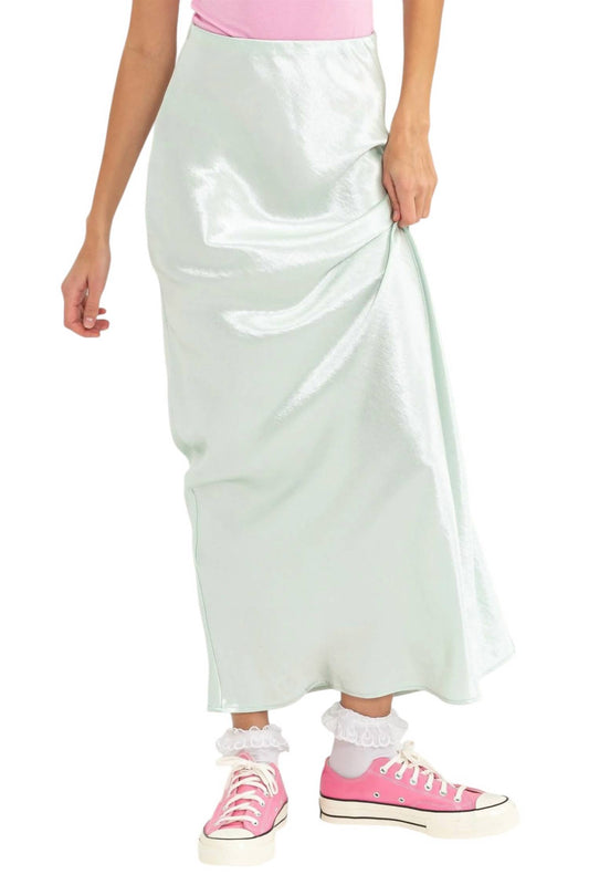 Double Zero - Satin Maxi Skirt