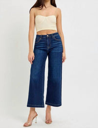 Risen - Lettie High Rise Crop Wide Jeans