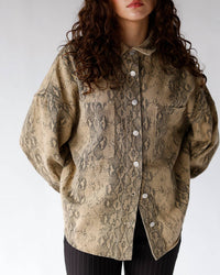 In The Beginning - Viper Button Down Top