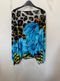 Joseph Ribkoff - Women's Floral And Animal Print Poncho