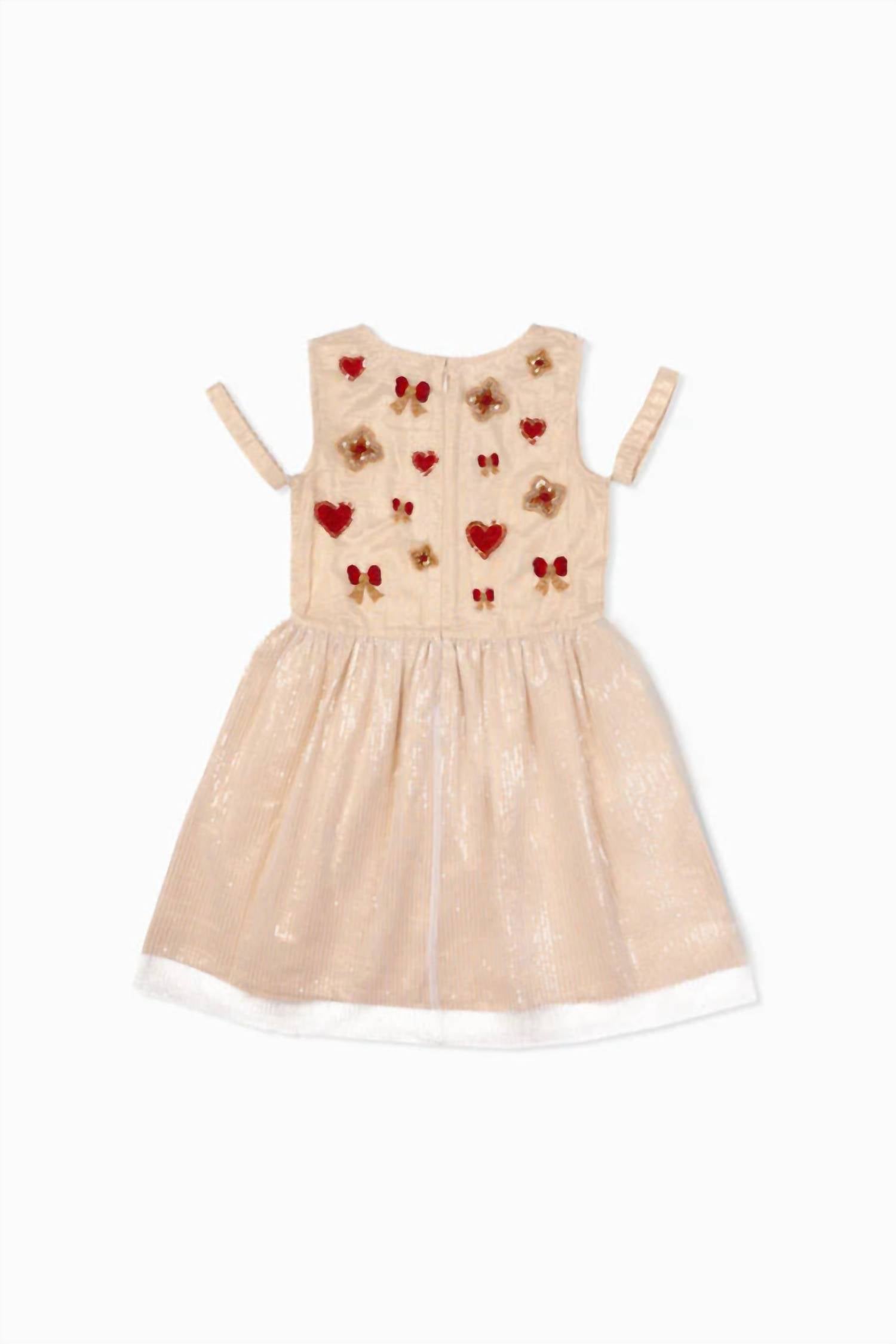 Sasha+Z - Shimmery Embroidered Tulle Dress