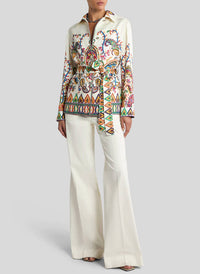 Etro - Paisley Silk Safari Jacket with Tie
