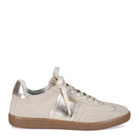 DIBA True Women's This Tie Lace-up Suede Sneakers in shell platino - women's sneaker