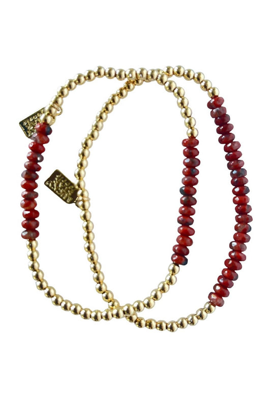 Lucky Star Jewels - Women's Stardust Gemstone Bracelet Set