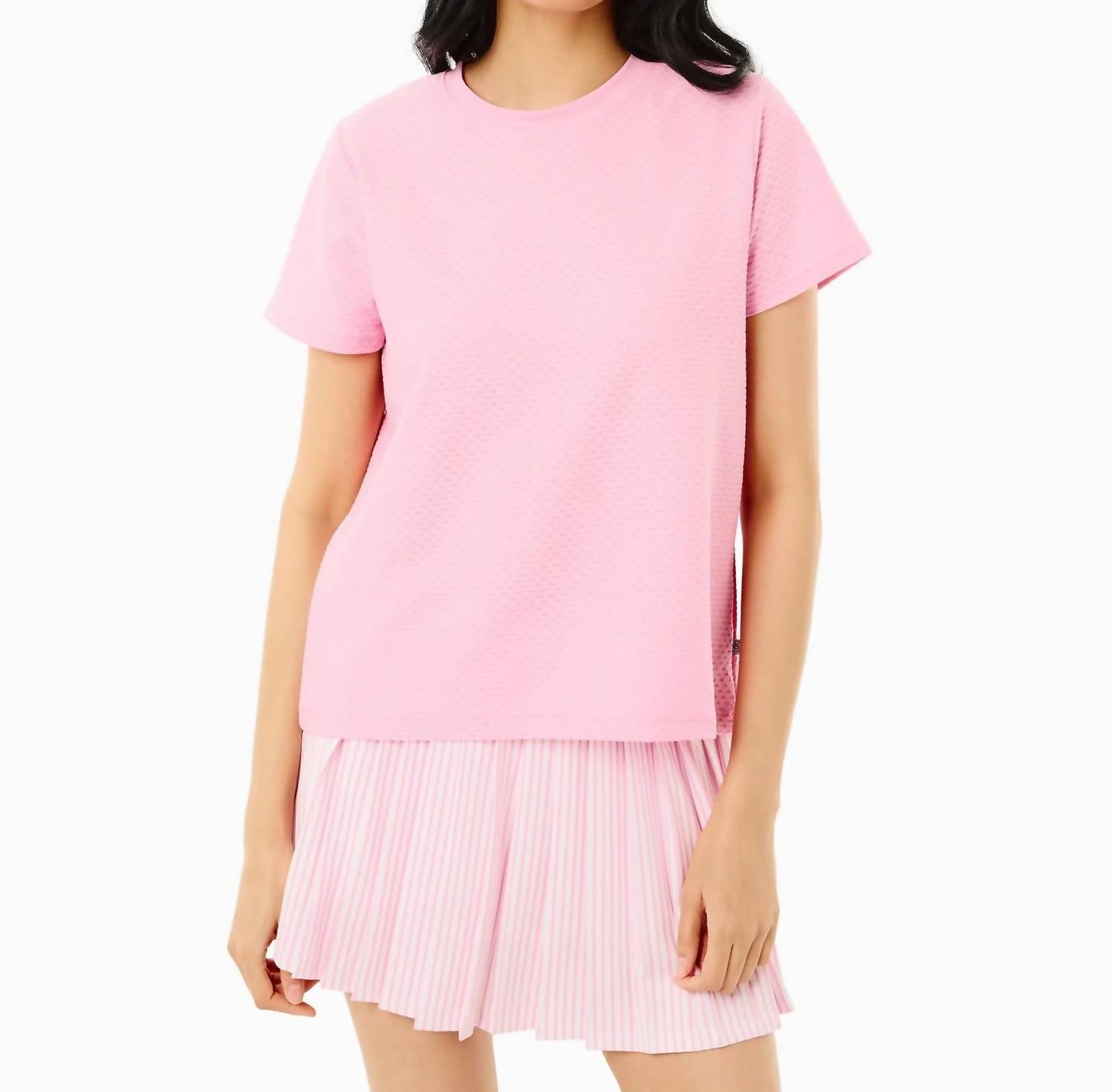 Addison Bay - Active Mesh Walnut Short Sleeve Tee