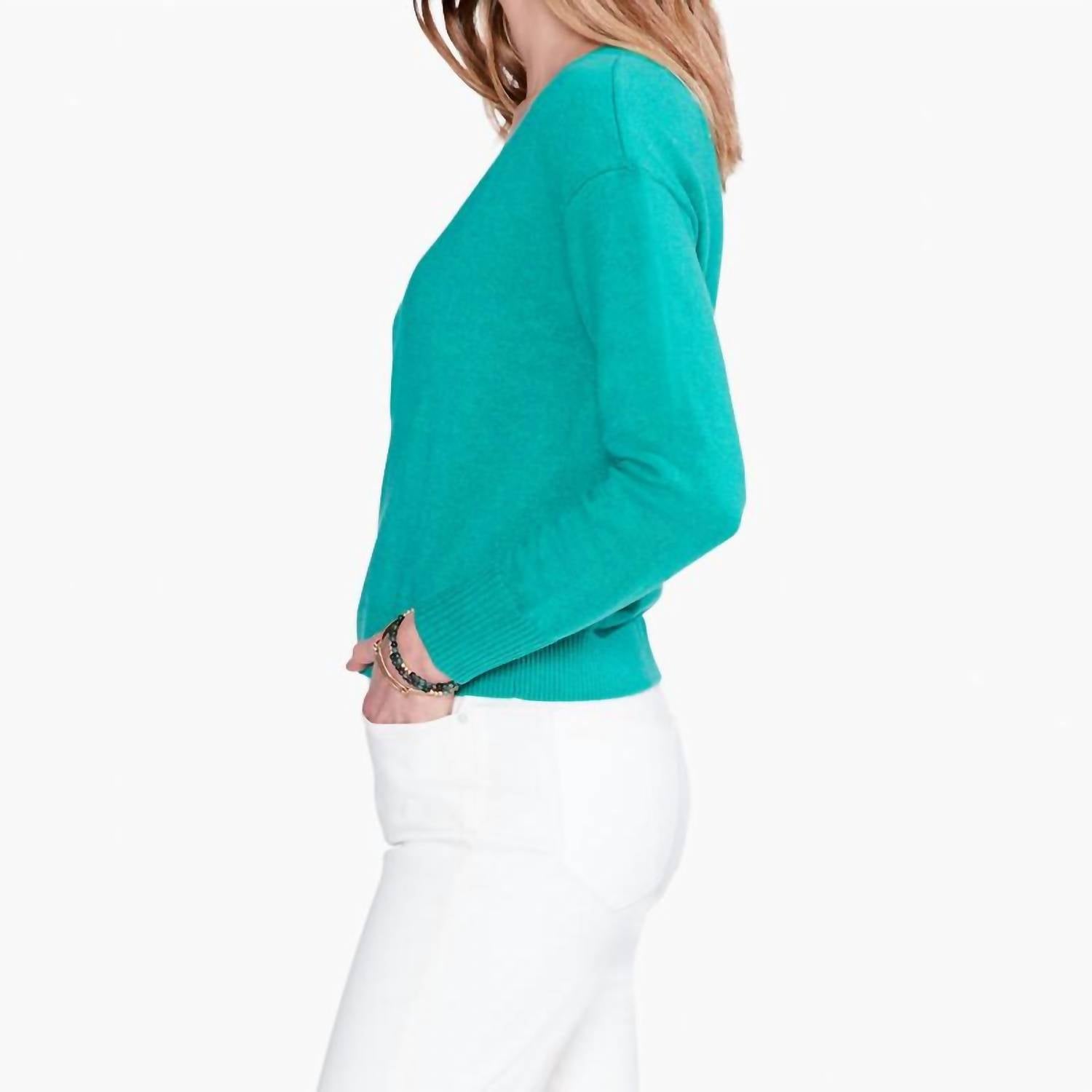 Nic + Zoe - Shorty V Sweater
