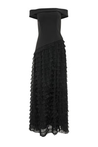 Aidan Mattox - Women's Sheer Skirt Gown Dress