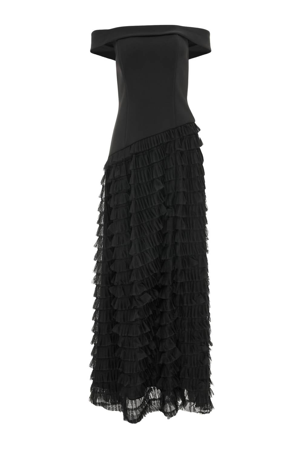 Aidan Mattox - Women's Sheer Skirt Gown Dress