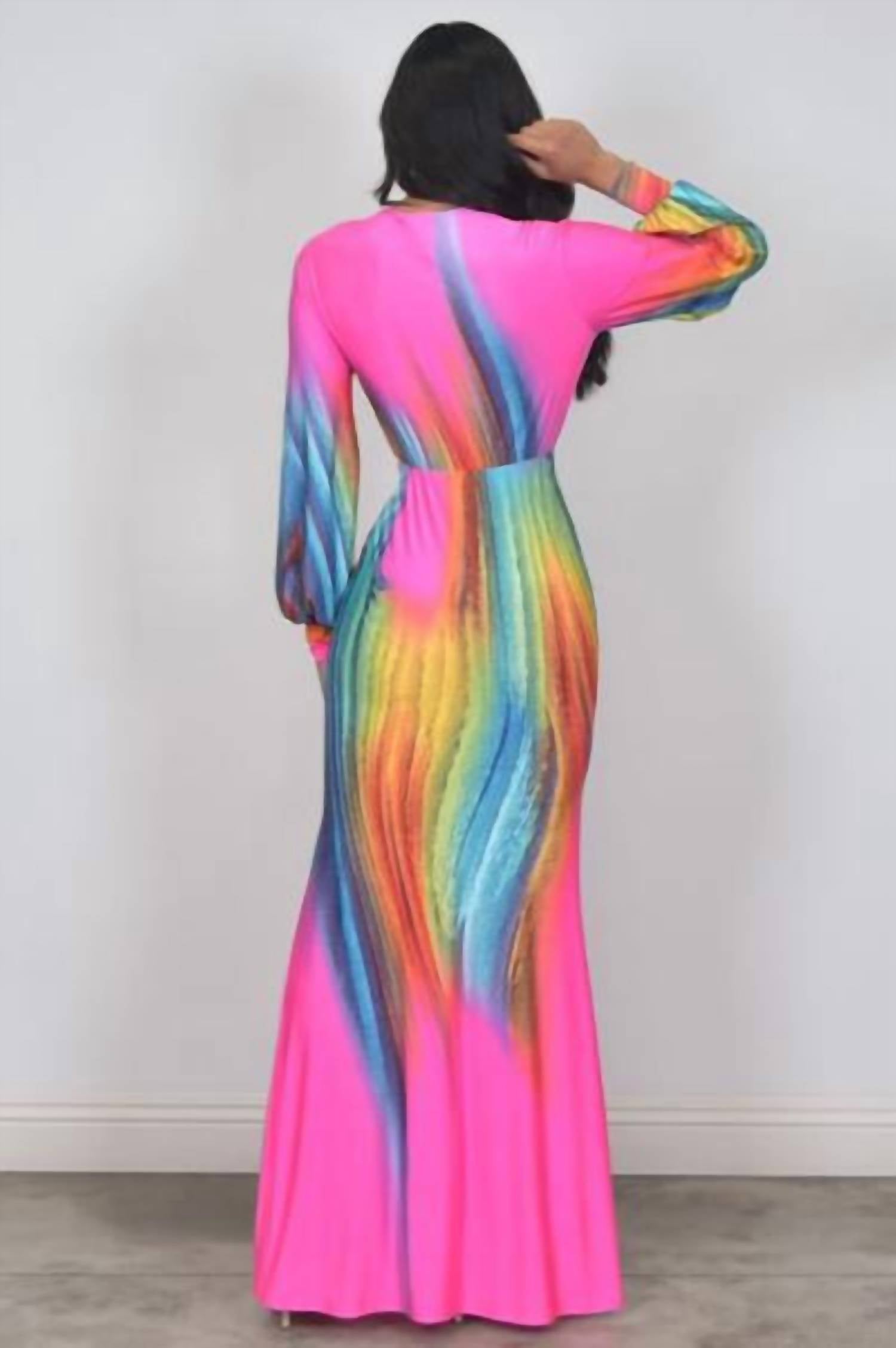 Cameo - Swirl Print Dress