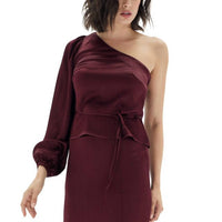 Minkpink - One-shoulder Peplum Top