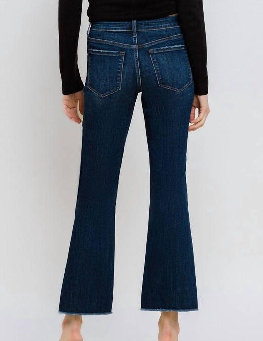 Lovervet - Stacy Mid Rise Kick Flare Jean