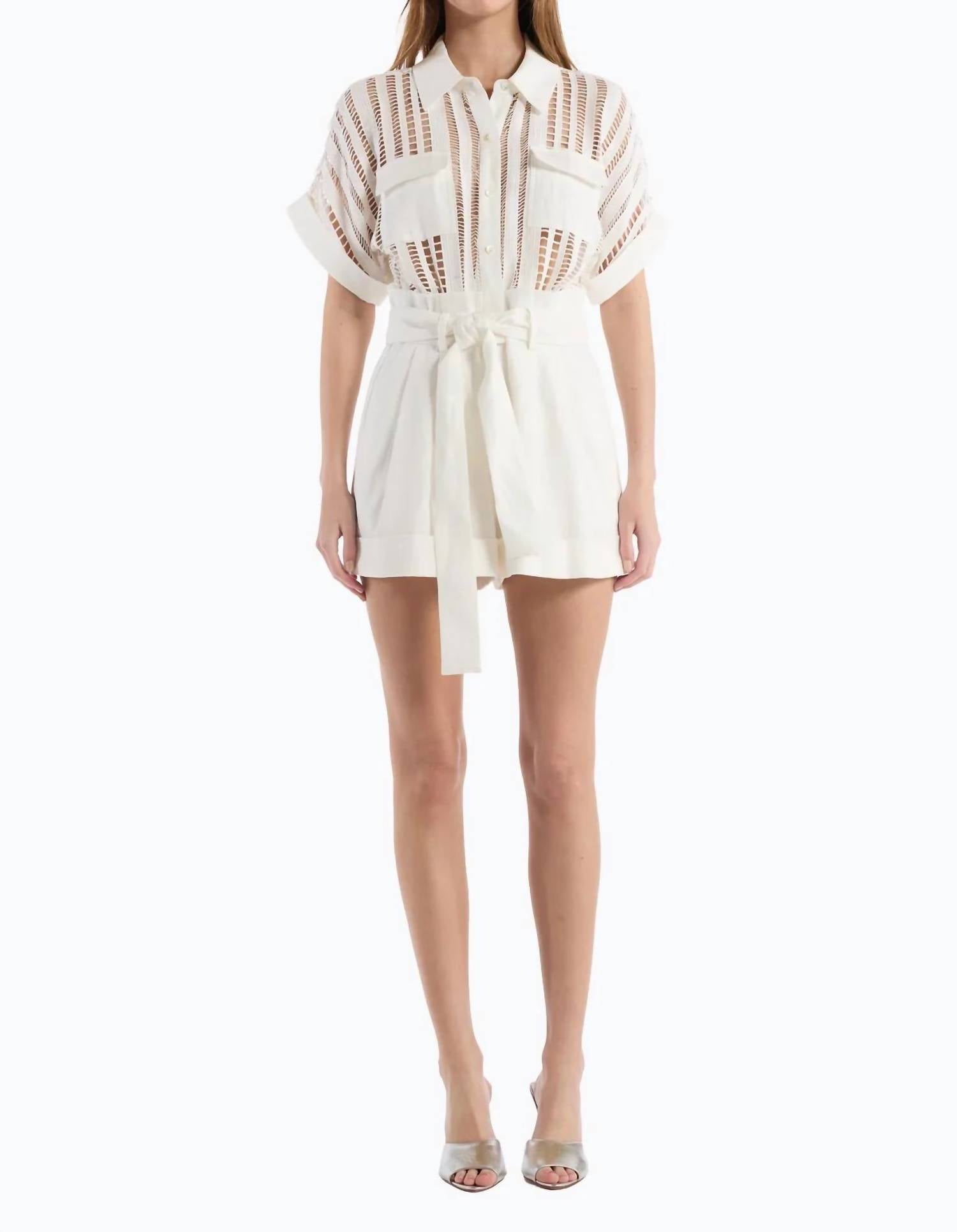 Christy Lynn - Madeleine Buttons Down Romper