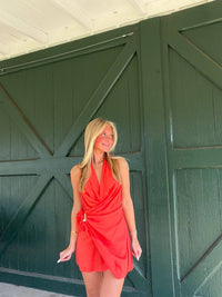 Nia - Isla Wrap Mini Dress