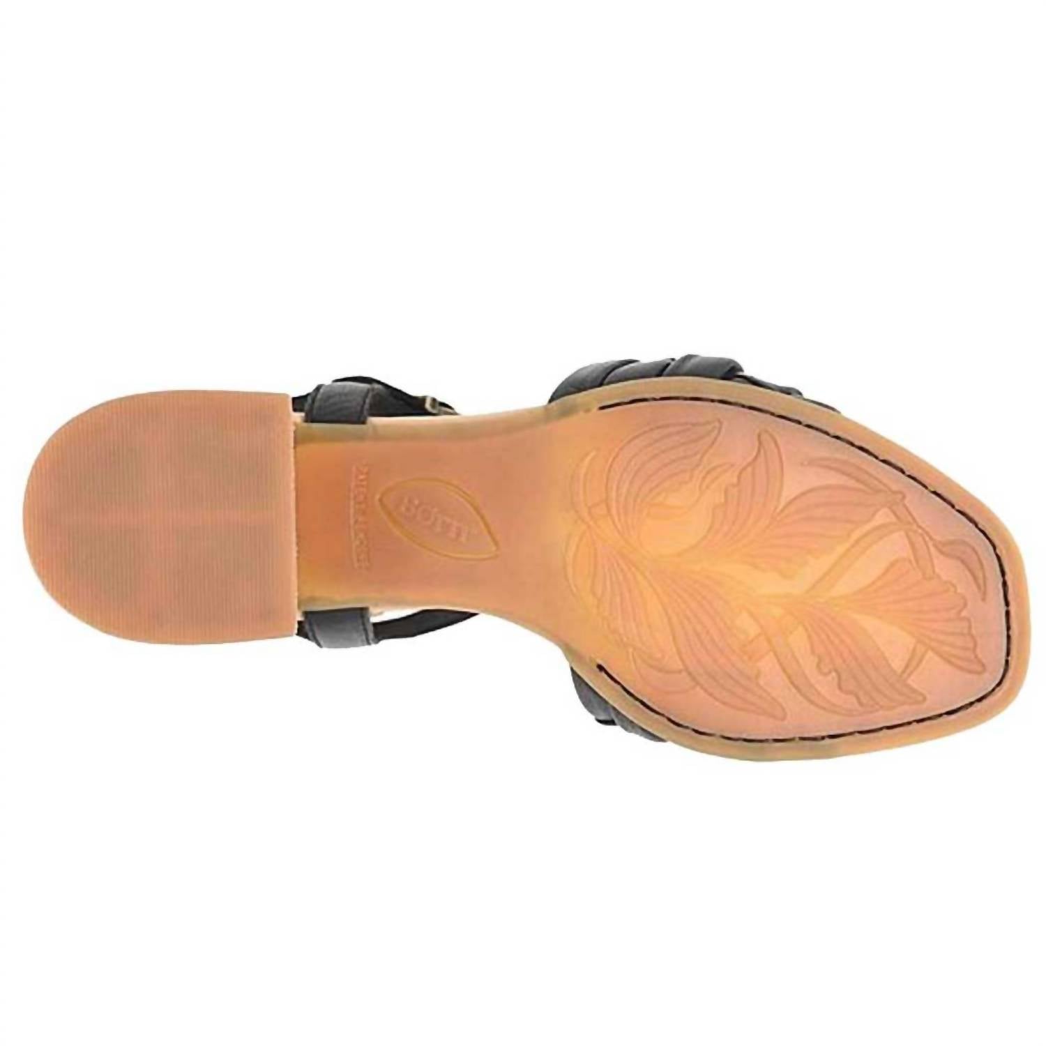 Born Women's Shonie Heeled Leather Sandals in black - women's sandal - view 6