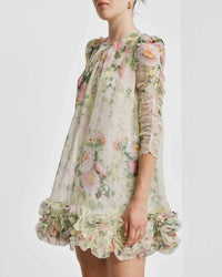 Bytimo - Women's Organza Frilly Dress
