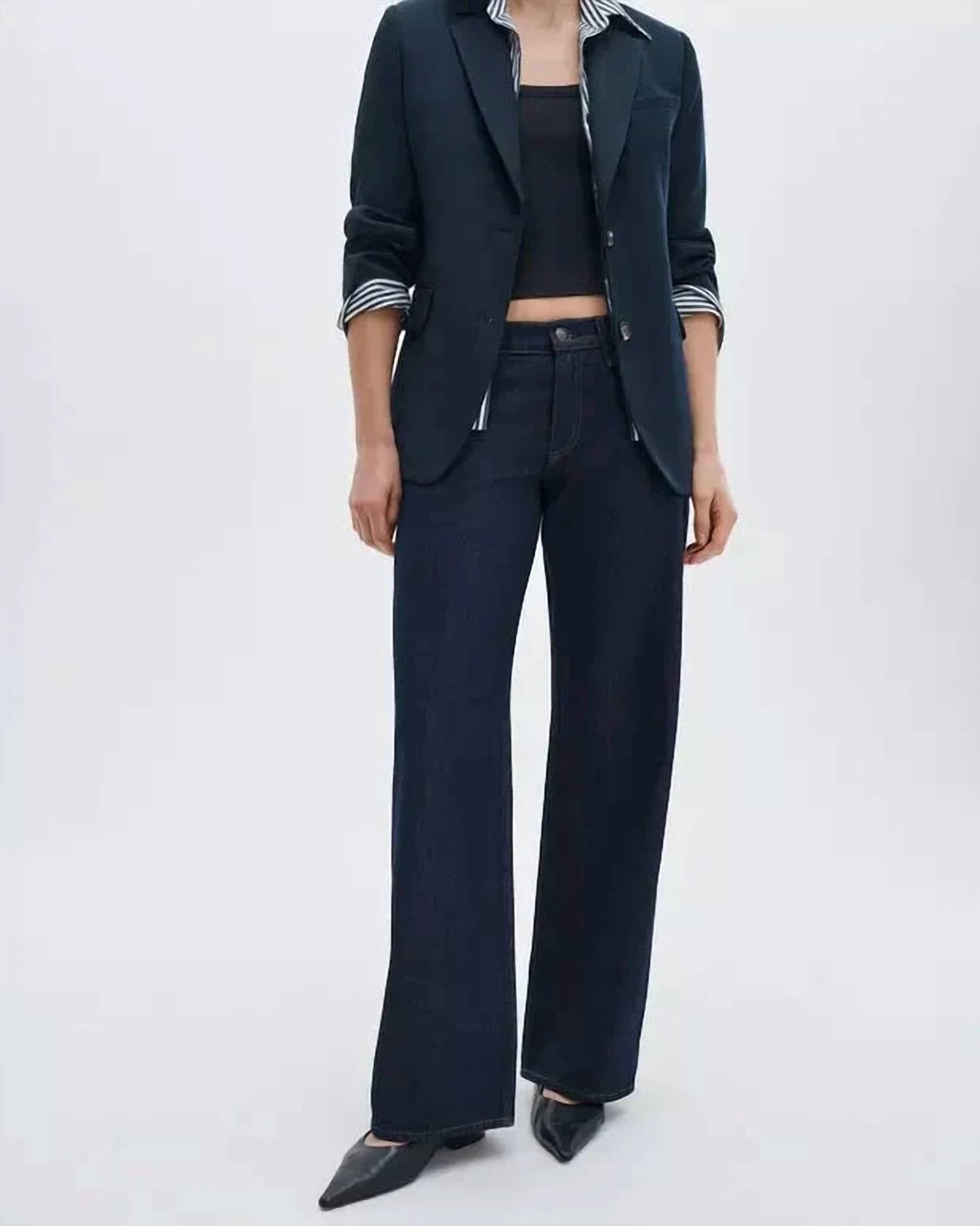 Rag & Bone - Saige Relaxed Straight Jeans