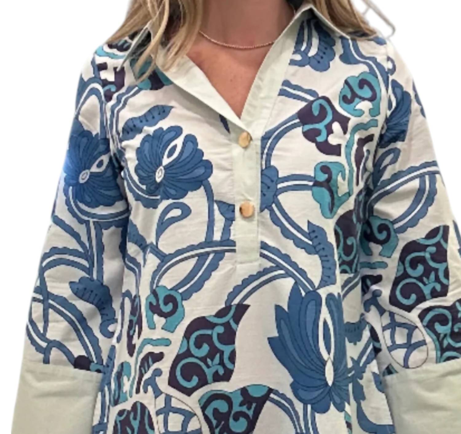 La Plage - Ocean Cliff Shirt Dress