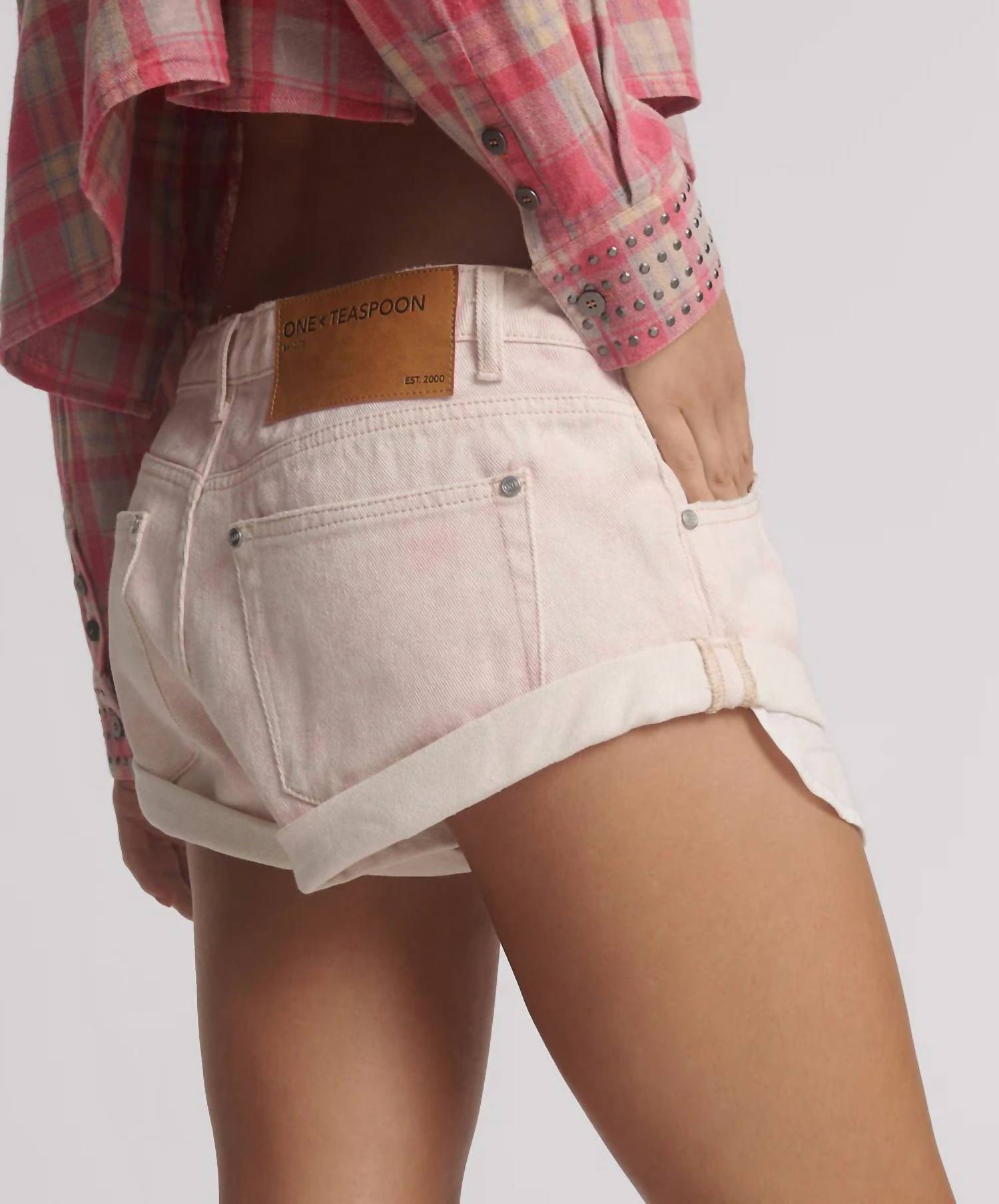 One Teaspoon - Bandits Low Waist Denim Shorts