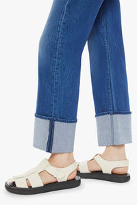 Mother - Women's Checkerboard Duster Flood Cuffed Jeans
