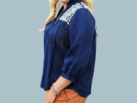 Layerz Clothing - Three Quarter Bloom Top