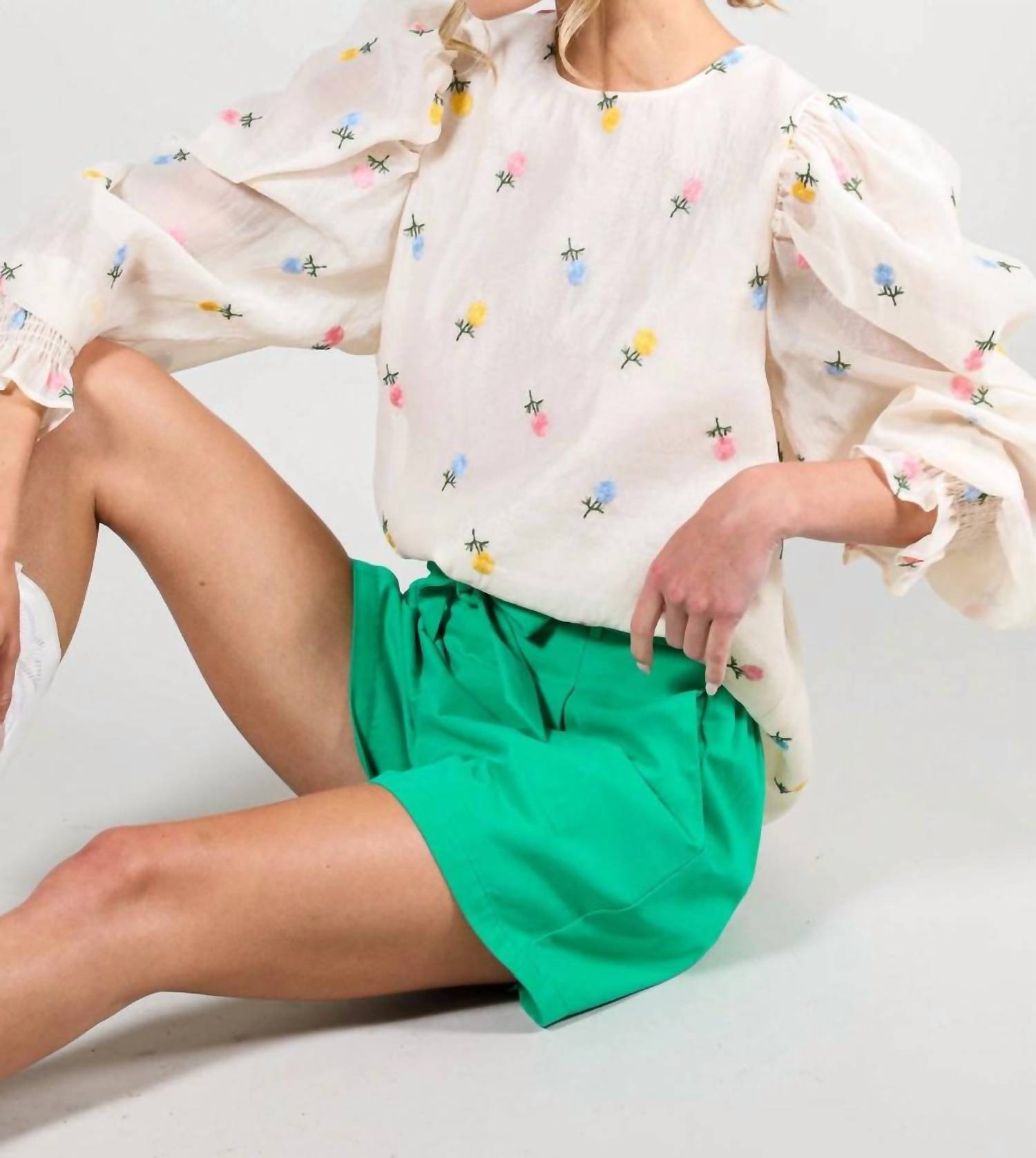 Vine & Love - Spring Floral Blouse Top