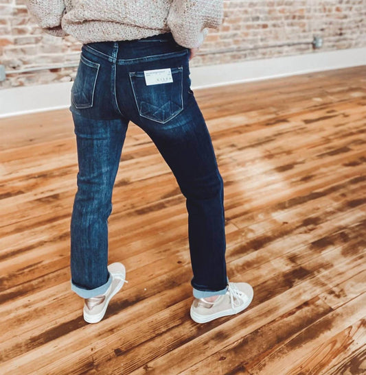 Risen - High Rise Slender Straight Jeans