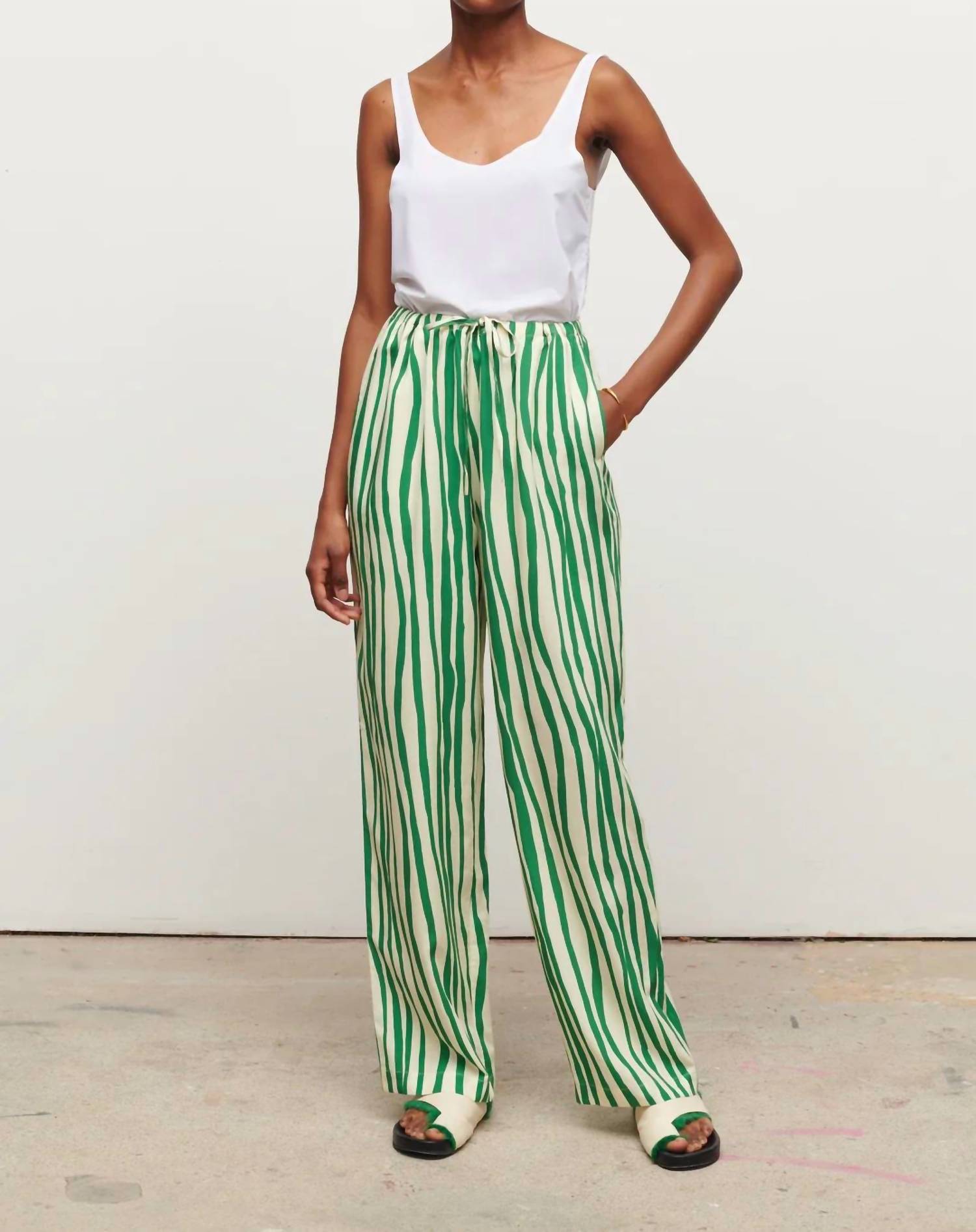 Jakke - Stripe Willow Trousers - Plus