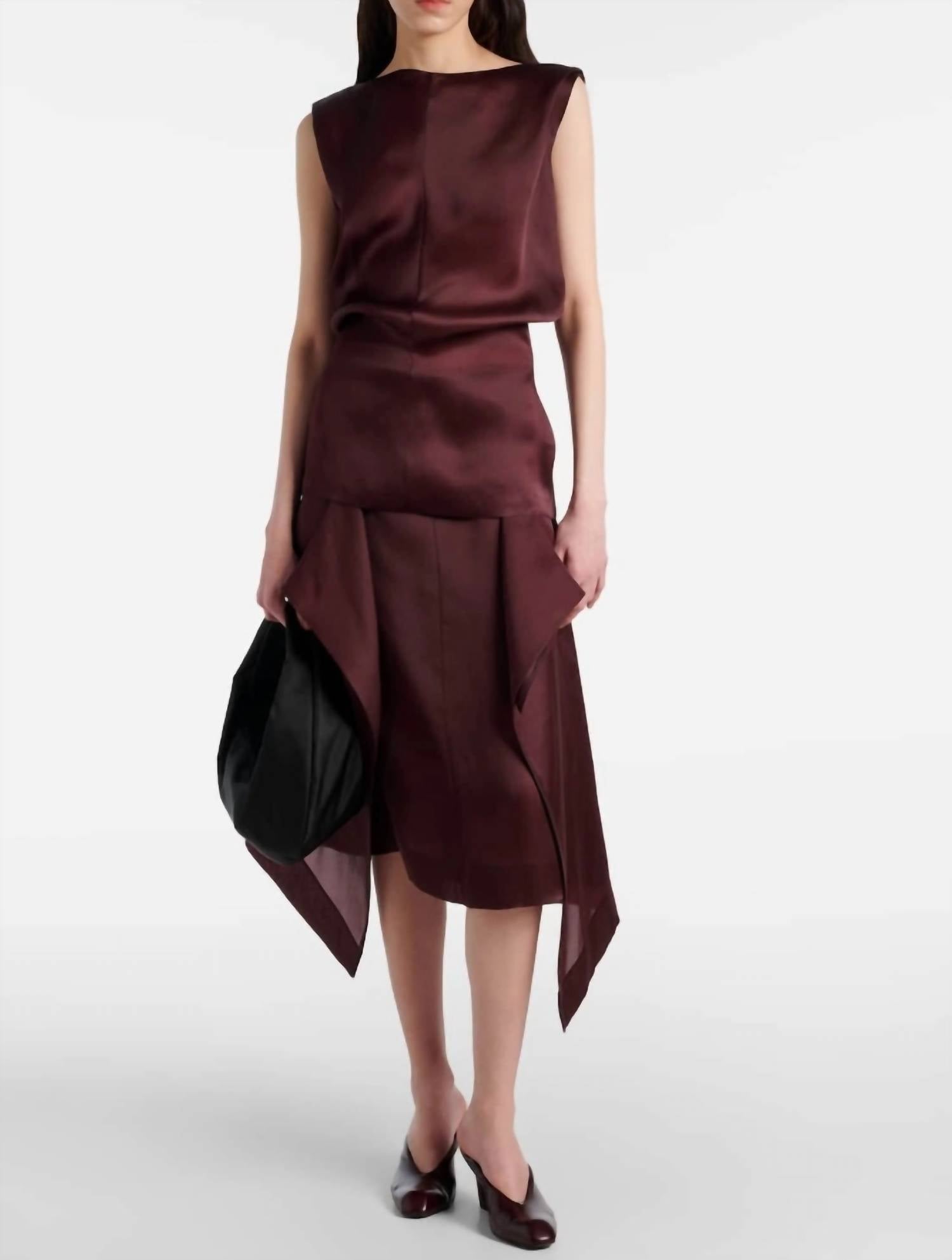 Khaite Toma Dress in alamandine - women's dress