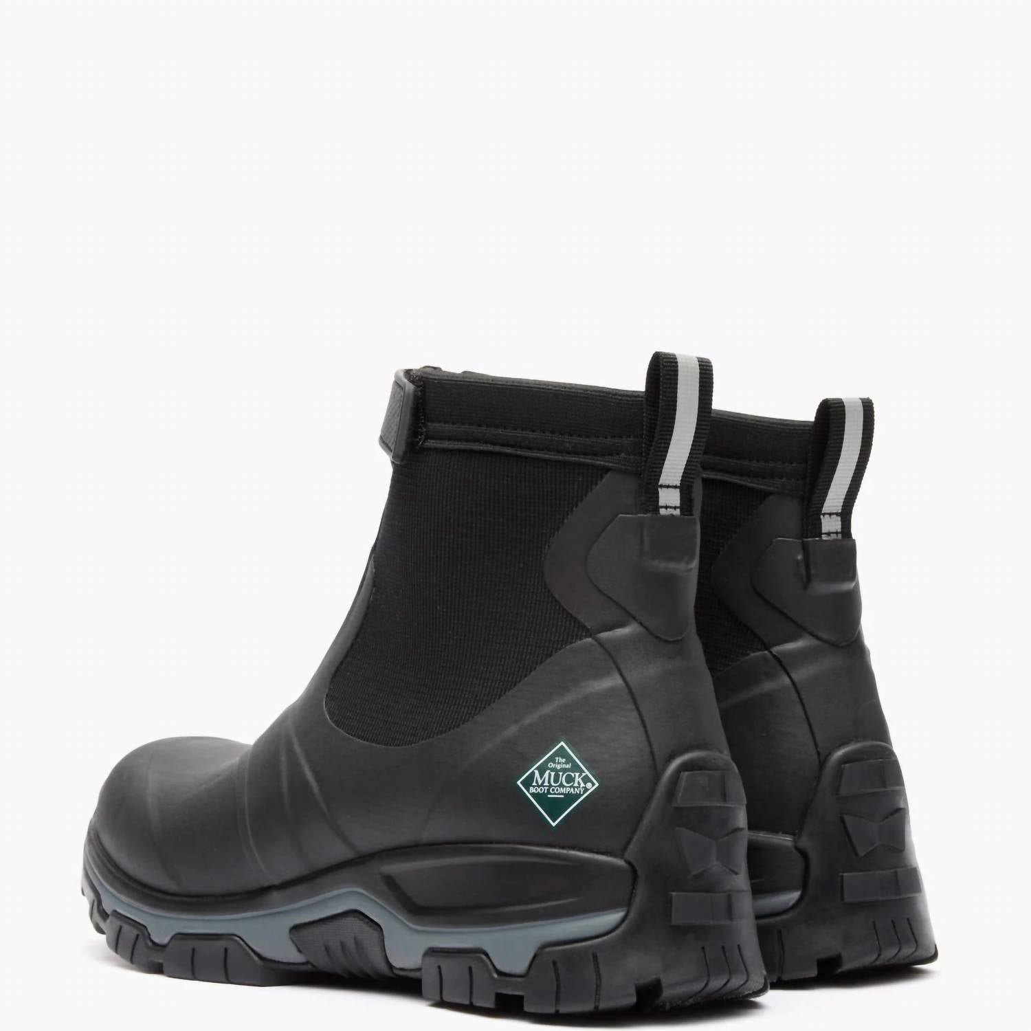 MUCK Men's Apex Mid Zip Boot in black gray - men's boots - view 5