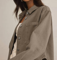Z Supply - All Day Cropped Denim Jacket