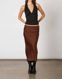 Cotton Candy La - Seyma Slip Midi Bias Cut Skirt