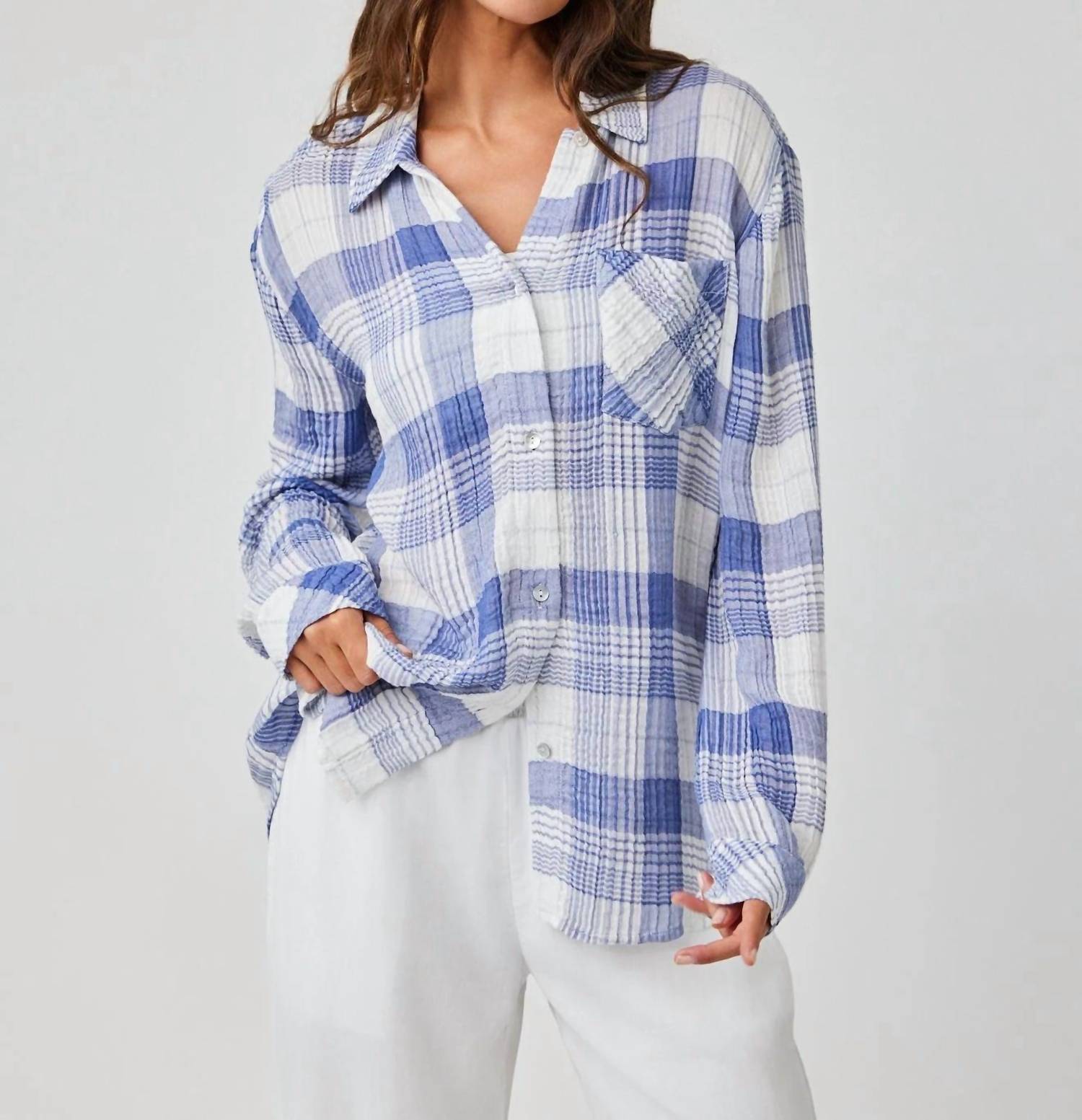 Bella Dahl - Oversized Plaid Shirt
