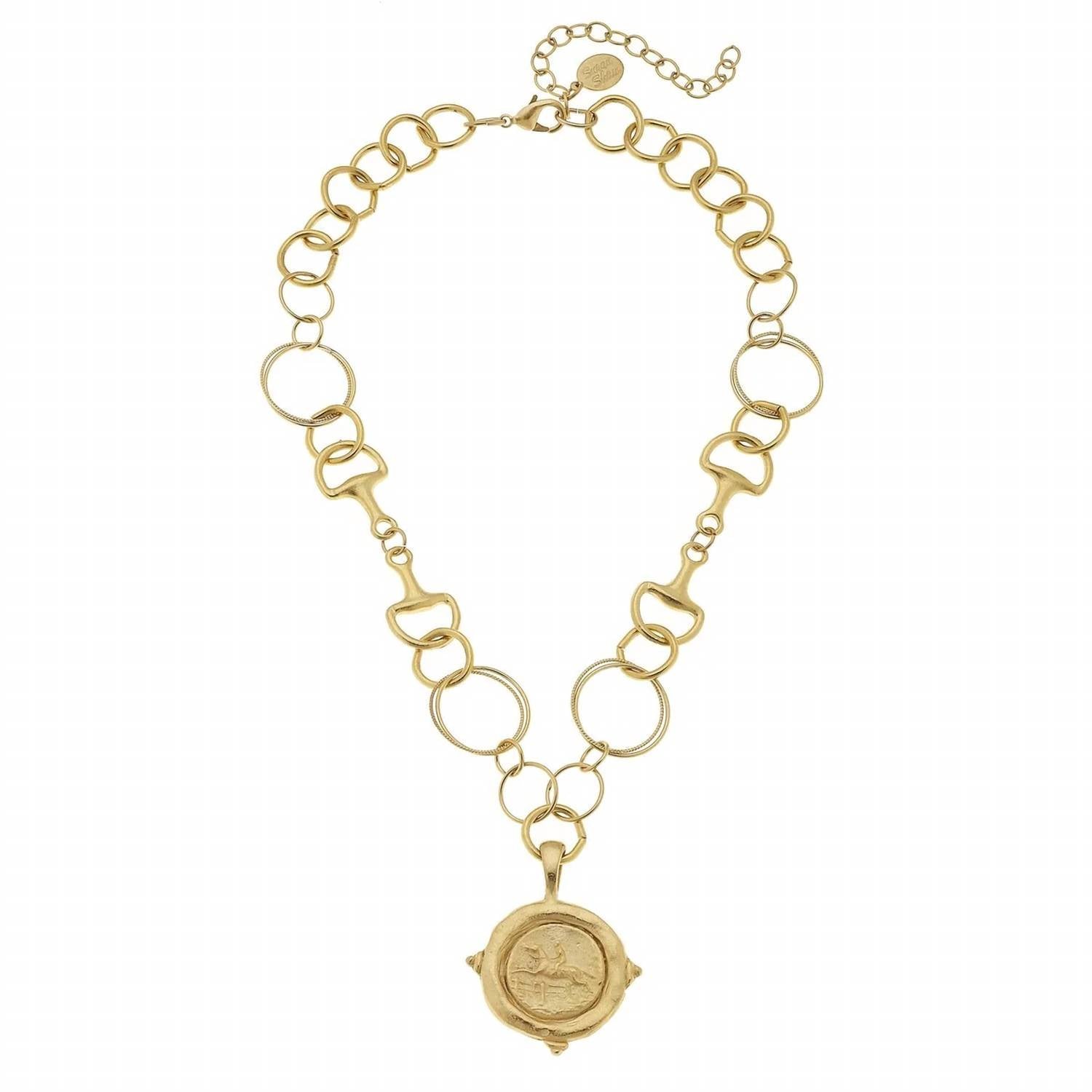 Susan Shaw - Women's Horse Bit Equestrian Necklace